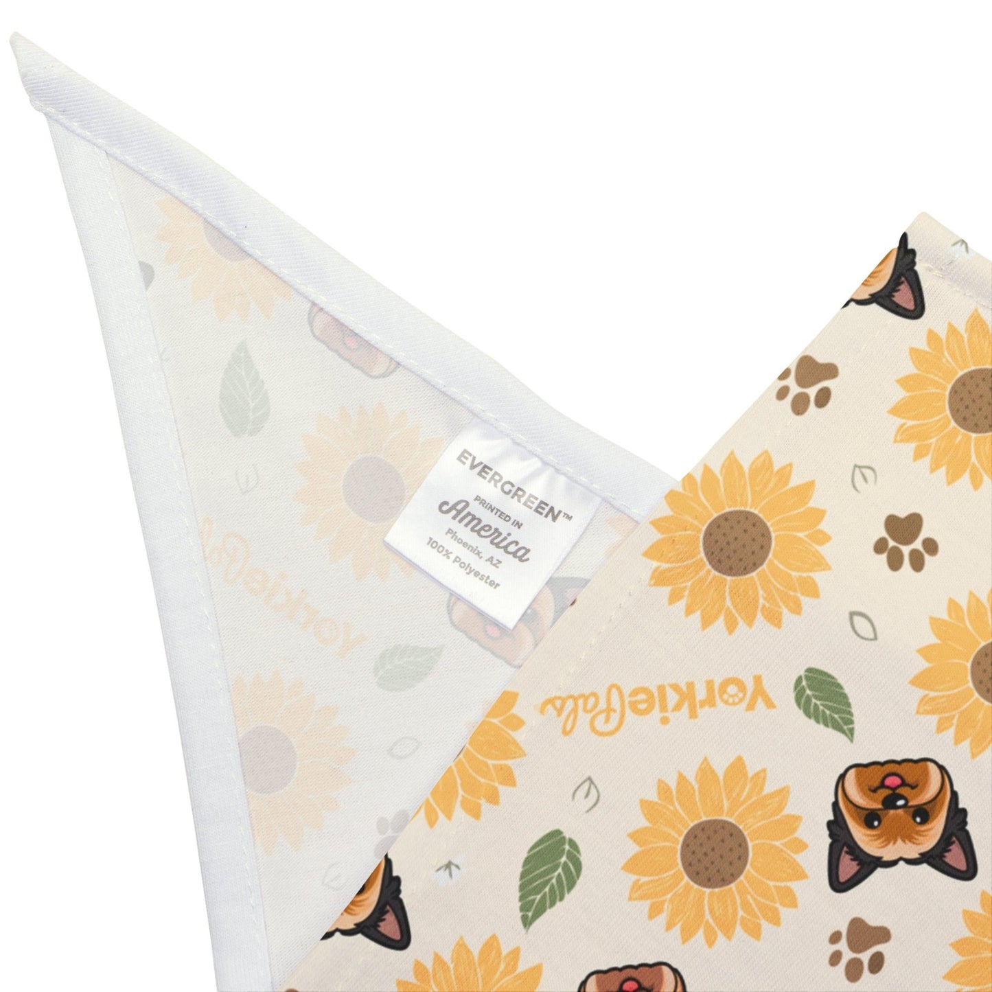 Yorkie-SunFlower Pet Bandana - Yorkie Pals