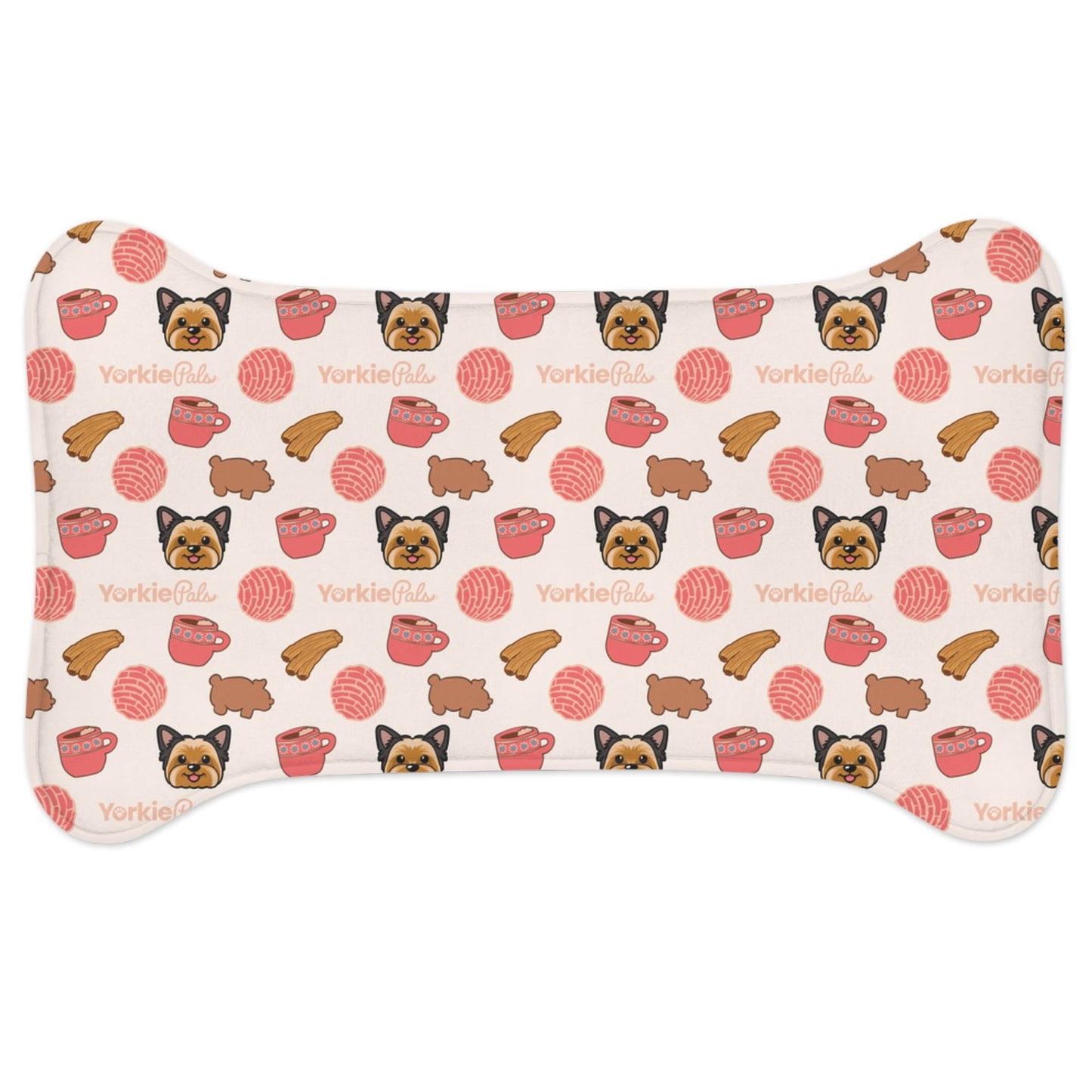 Yorkie-licious Bone Shaped Feeding Mat - Yorkie Pals