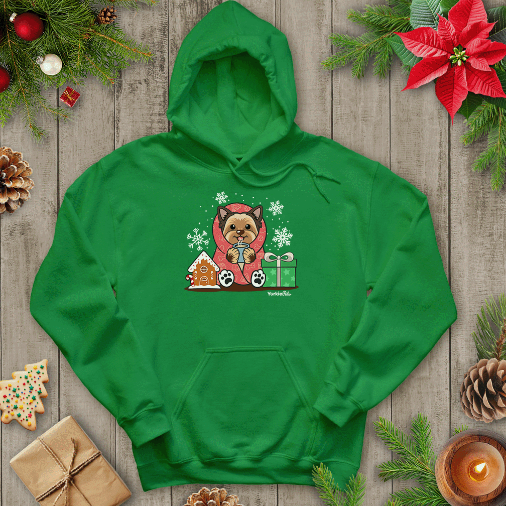 Hot Cocoa Yorkie Hoodie - Yorkie Pals