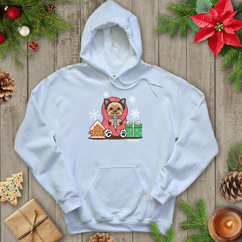Hot Cocoa Yorkie Hoodie - Yorkie Pals