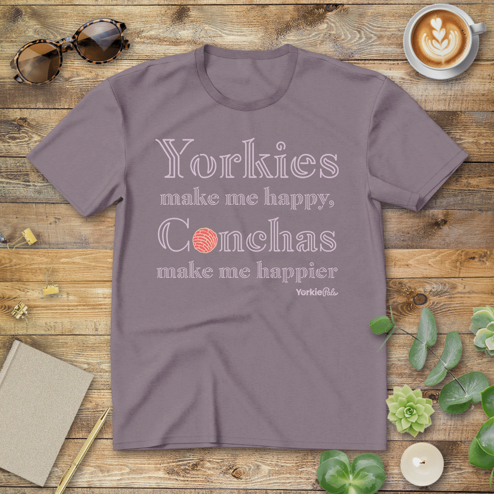 Yorkies & Conchas T-Shirt - Yorkie Pals