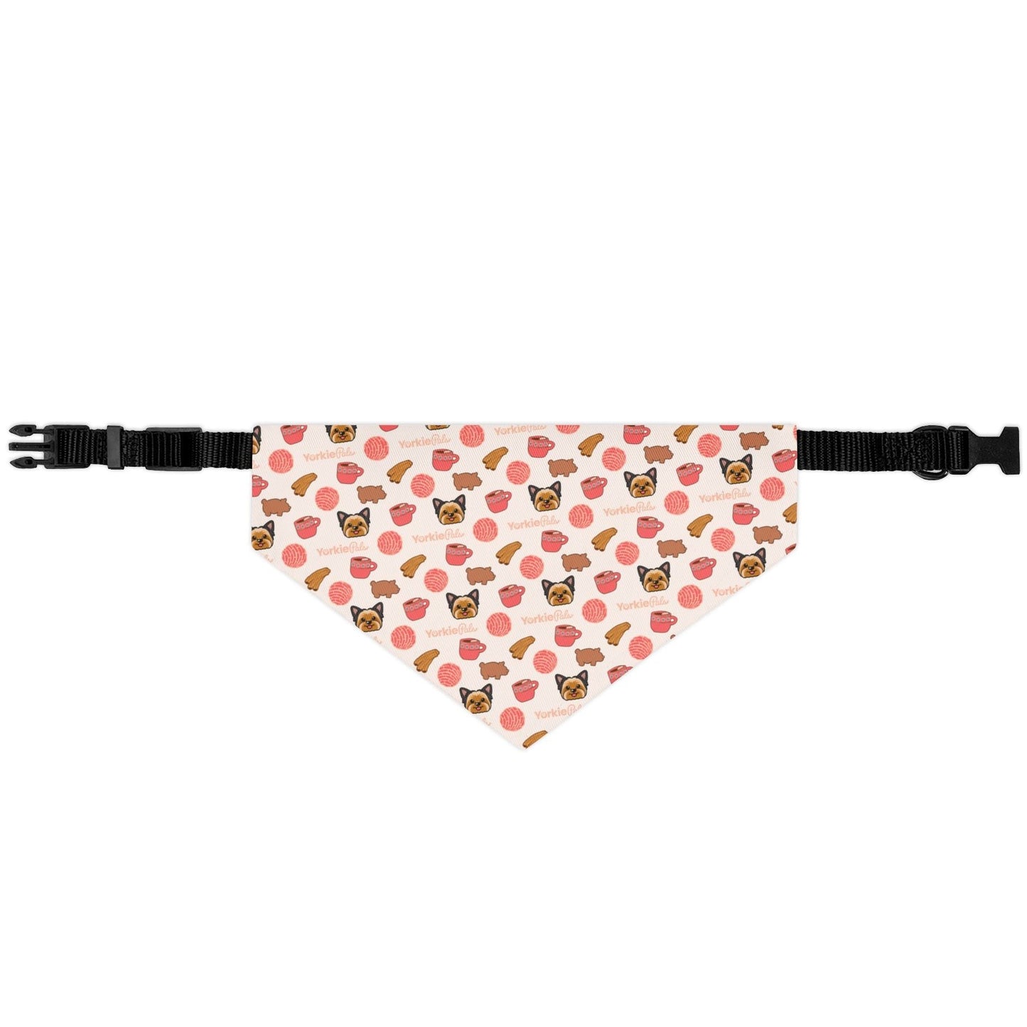 Yorkie-licious Pet Bandana Collar