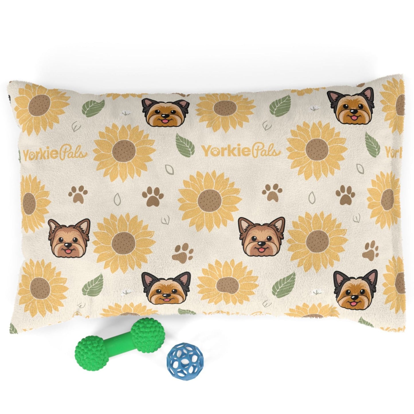 Yorkie-SunFlower Comfy Dog Bed