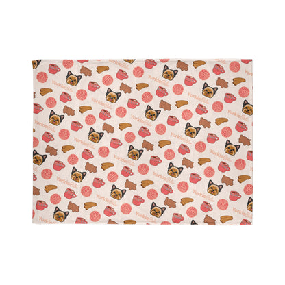 Yorkie-licious Cozy Blanket - Pan Dulce