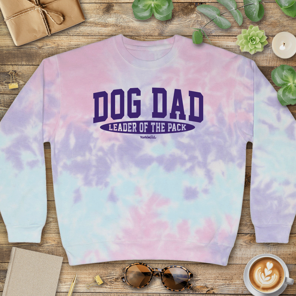 Dog Dad Tie-Dye Crewneck