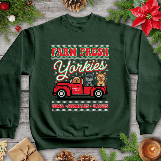 Farm Fresh Yorkie Sweatshirt