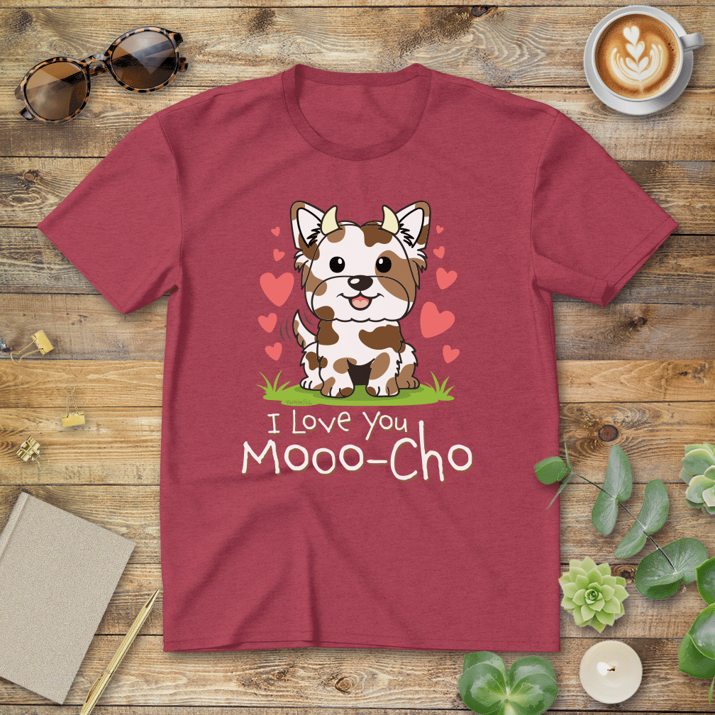 Yorkie Mooo-Cho T-Shirt