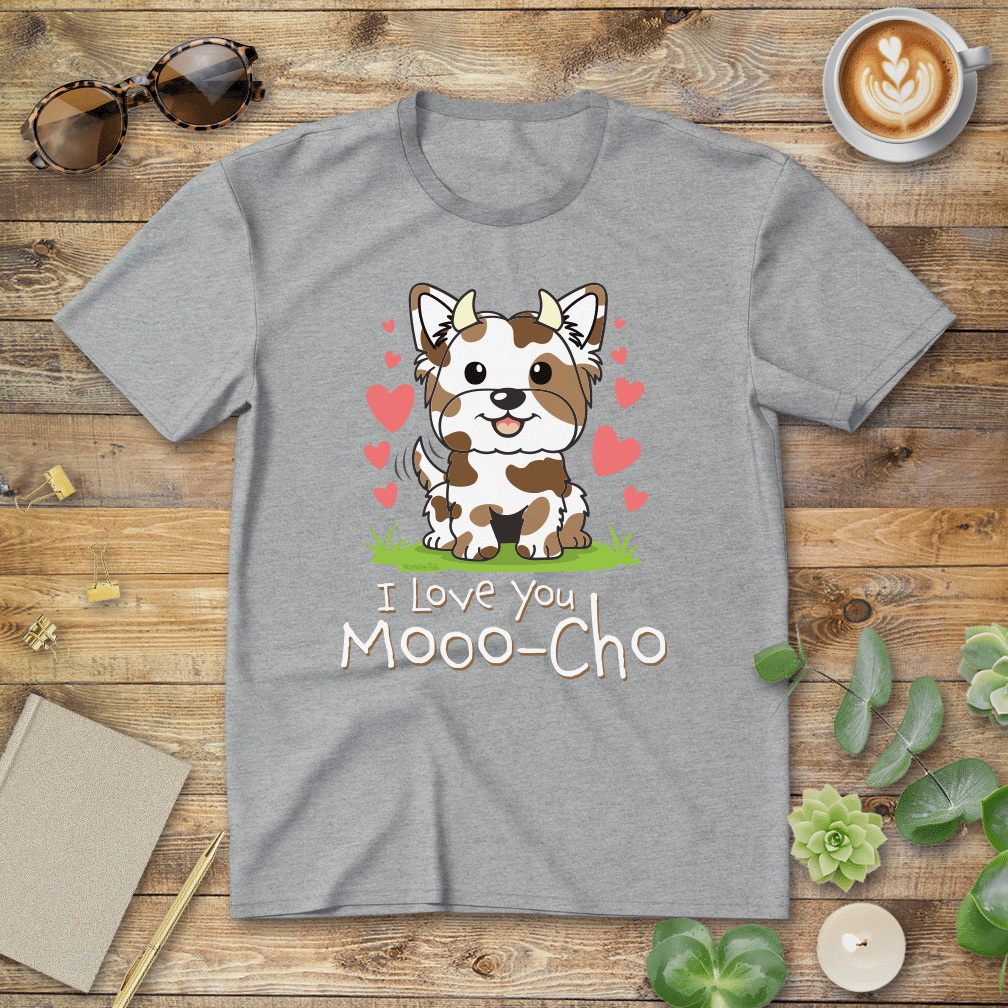 Yorkie Mooo-Cho T-Shirt